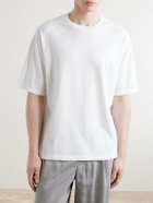 Auralee - Organic Cotton-Jersey T-Shirt - White
