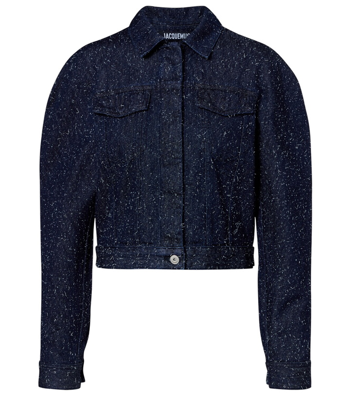Photo: Jacquemus Ovalo de-Nîmes embroidered denim jacket