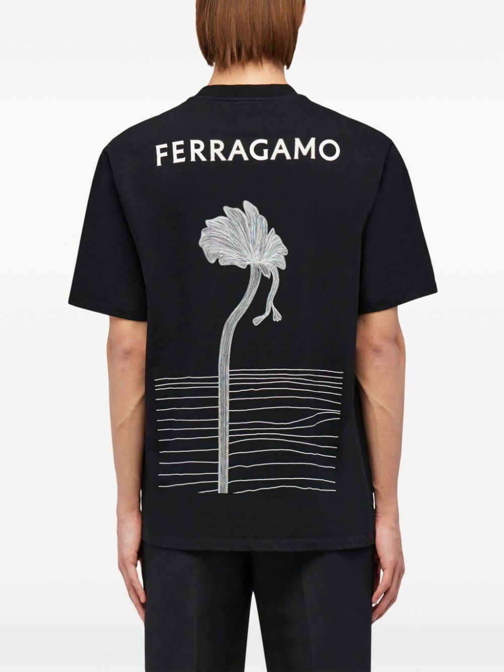 Ferragamo Printed Cotton T-Shirt Salvatore Ferragamo