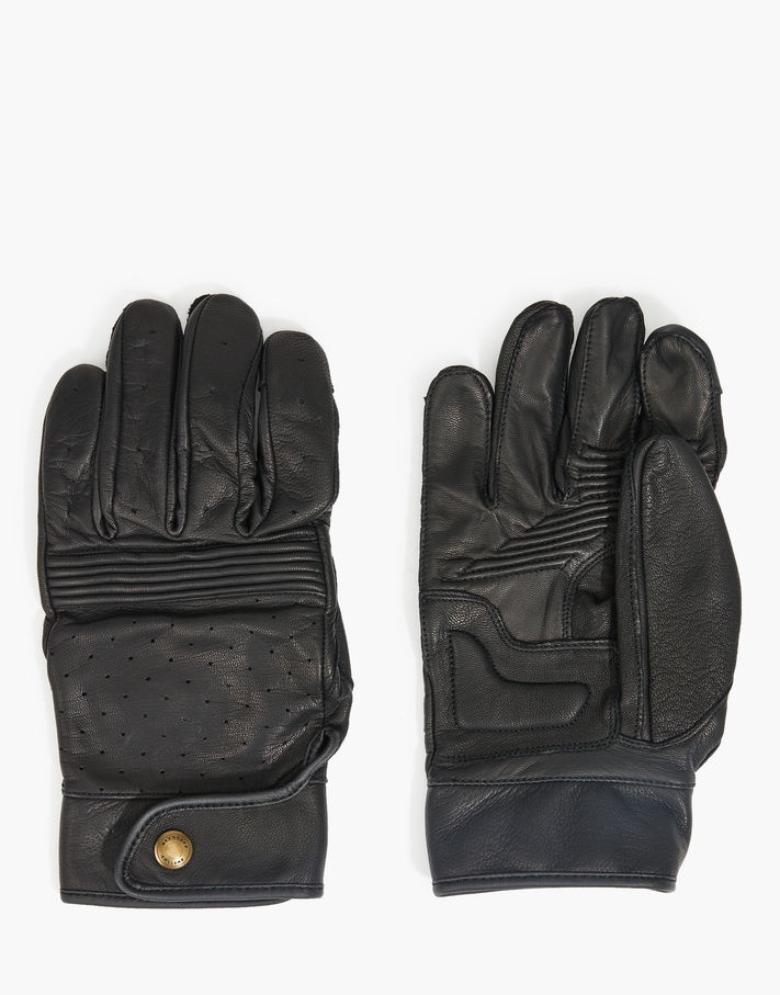 Photo: Belstaff Montgomery Motor Gloves Black