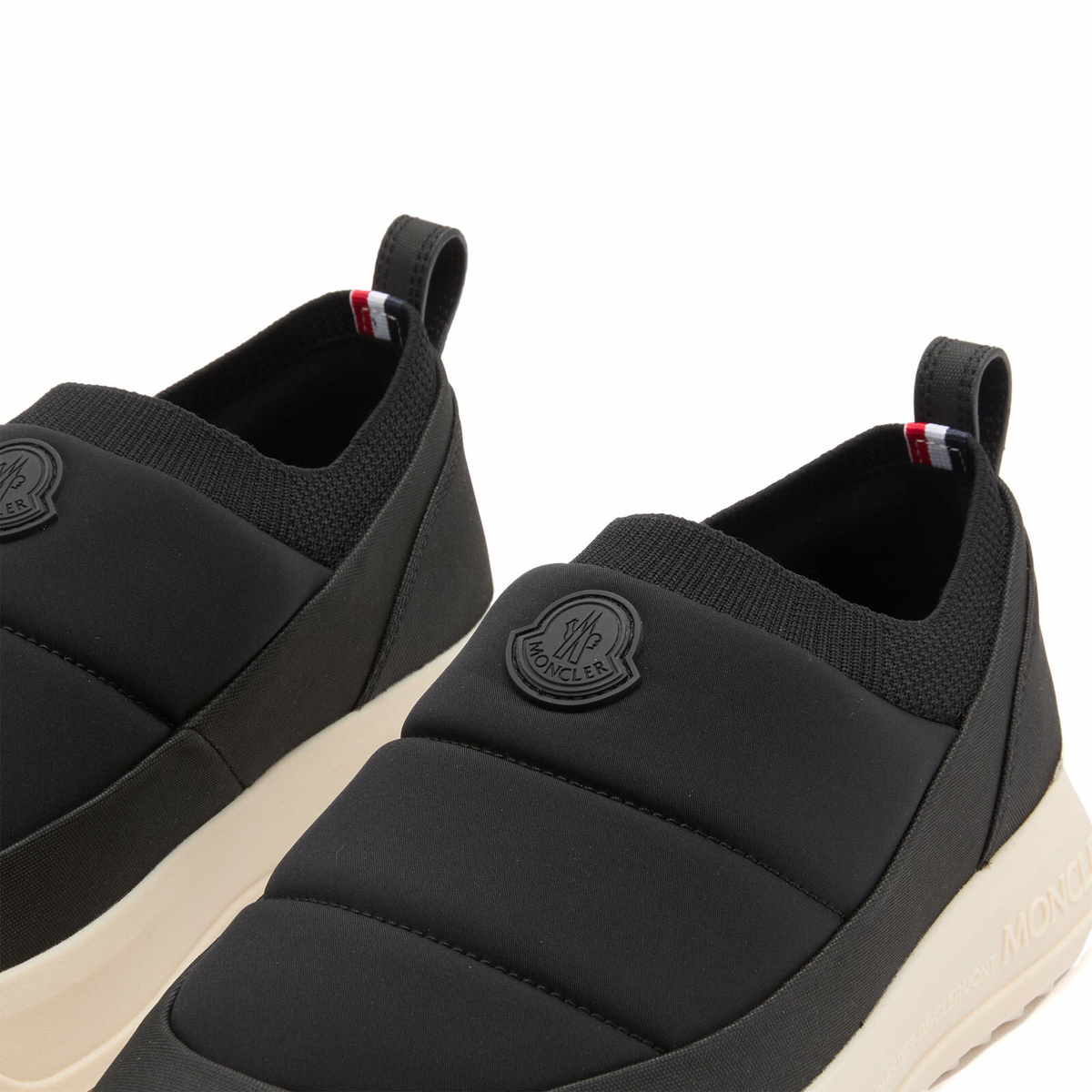 Moncler Men's Monpulse Slipon Low Top Sneakers in Black