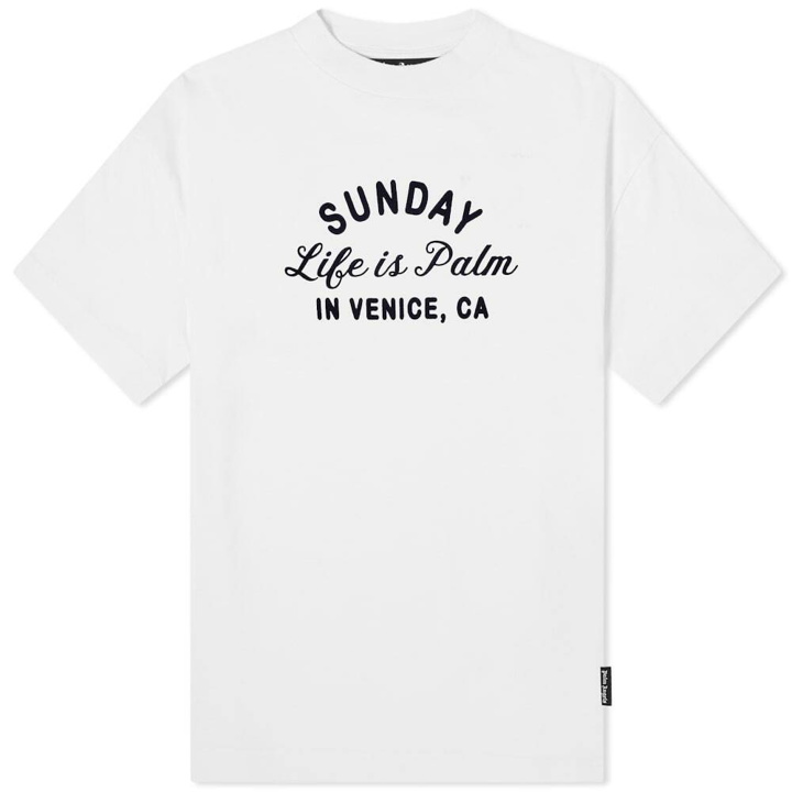 Photo: Palm Angels Sunday Life is Palm Tee