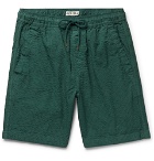 Alex Mill - Cotton-Seersucker Drawstring Shorts - Emerald
