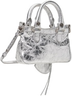 Balenciaga Silver Neo Cagole Mini Bag