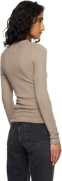 Citizens of Humanity Brown Bina Crewneck T-shirt