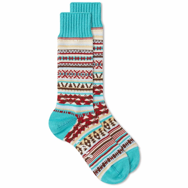 Photo: CHUP by Glen Clyde Company Sol Brillante Sock in Turquoise