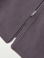 Small Talk - Washed Silk-Twill Jacket - Purple