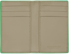 Bottega Veneta Taupe Flap Card Holder