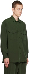 BEAMS PLUS Green Button Shirt