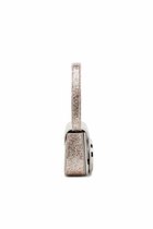 Diesel 1DR-Iconic shoulder bag with macro glitter - Shoulder Bags Womens in Pink