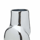 HKliving Gleam Glass Vase - High in Chrome 