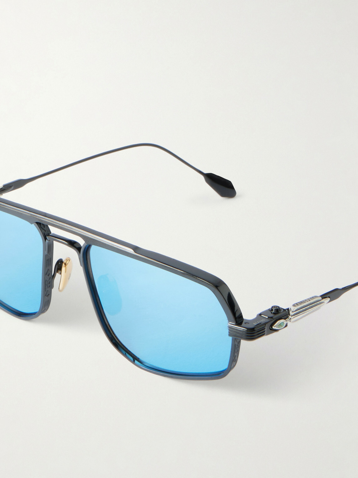 Jacques Marie Mage - Kalispell Aviator-Style Titanium Sunglasses