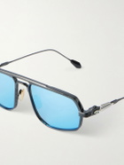 Jacques Marie Mage - Kalispell Aviator-Style Titanium Sunglasses