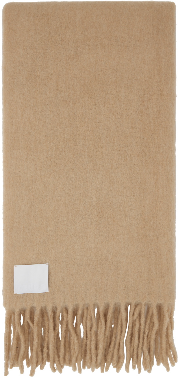 Teurn Studios SSENSE Exclusive Beige Oversized Scarf