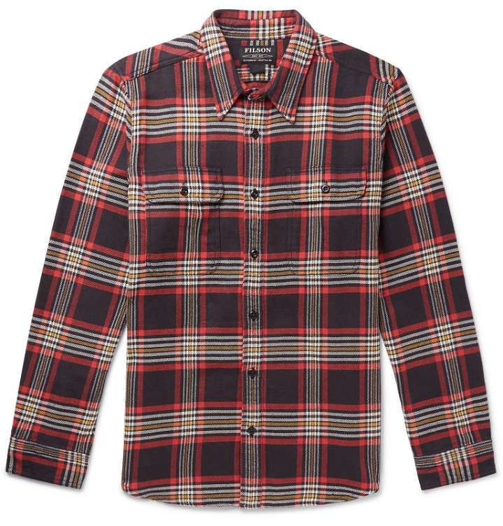 Photo: Filson - Checked Cotton-Flannel Shirt - Red