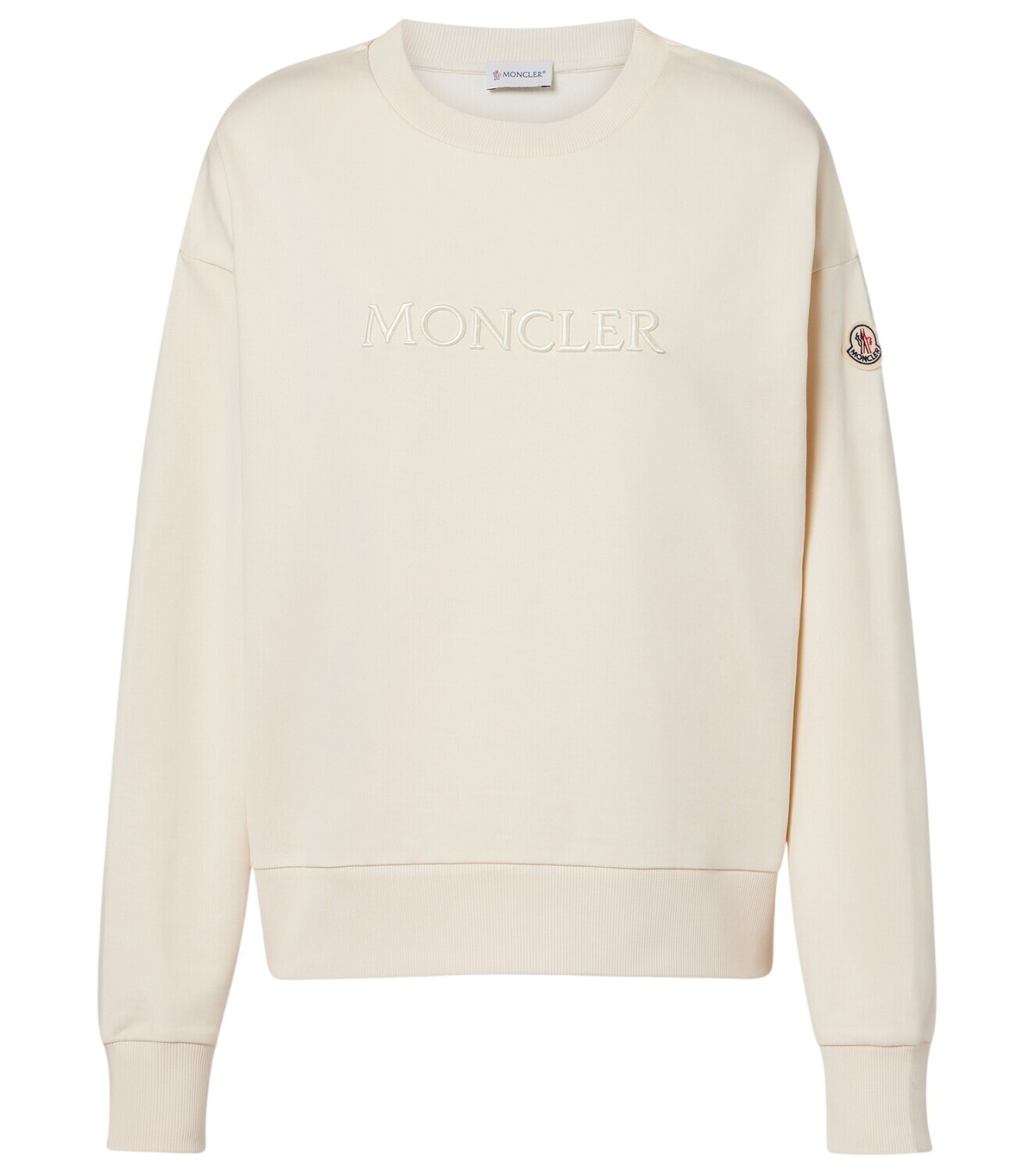 Moncler Logo cotton jersey sweatshirt Moncler