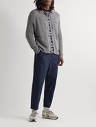 Alex Mill - Pleated Cotton-Blend Drawstring Trousers - Blue