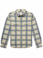 Visvim - Pioneer Checked Brushed Cotton-Flannel Shirt - Green