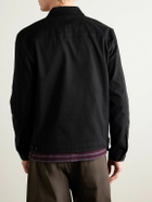 James Perse - Cotton-Blend Twill Coach Jacket - Black