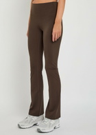 Vuori All The Feels Flared Stretch-jersey Leggings Brown