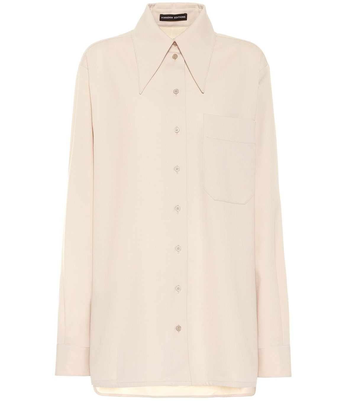 Kwaidan Editions - Wool-blend crêpe shirt