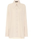 Kwaidan Editions - Wool-blend crêpe shirt