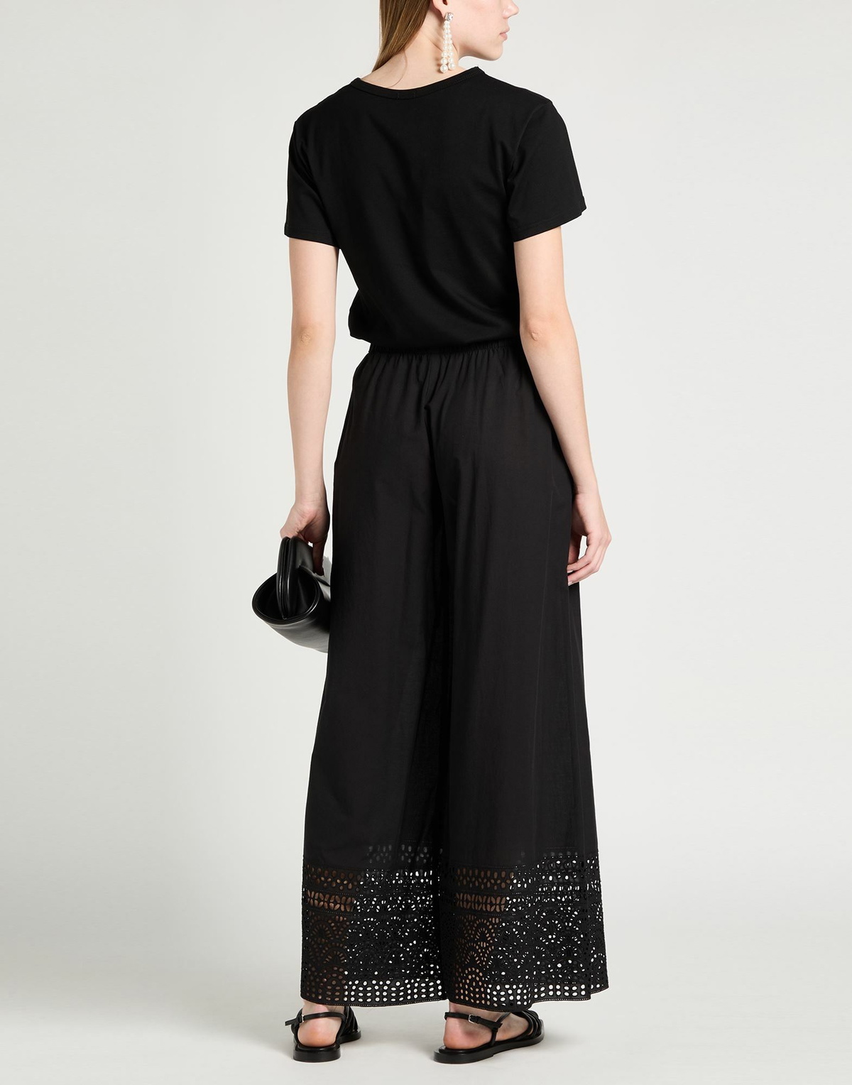 Jijil Womens Pants in Black