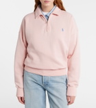 Polo Ralph Lauren Cotton-blend fleece half-zip sweatshirt