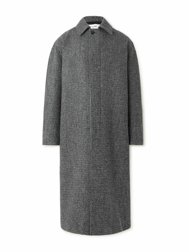 Photo: CELINE - Wool-Tweed Coat - Gray