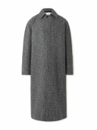 CELINE - Wool-Tweed Coat - Gray