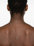 Stephen Webster Sterling Silver New Cross Black Diamond Necklace
