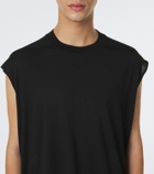 Rick Owens Dylan cotton gauze jersey top