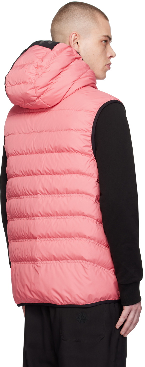 Moncler Pink Nuberia Down Vest Moncler