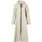 Stutterheim Women's Mosebacke Zip Long in Oyster