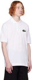 Lacoste White Original L.12.12 Loose Fit Polo