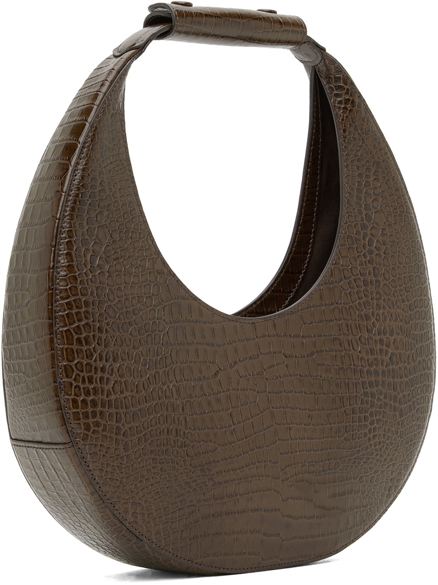 トートバッグ Staud Moon Bag - Leather - Brown MOON BAG SADDLE