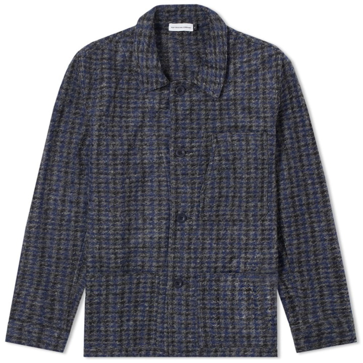 Photo: Pop Trading Company Metrospective Wool Check Jacket Blue