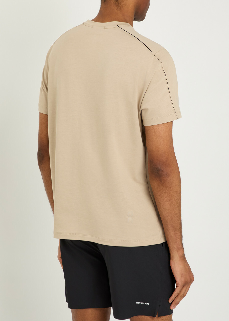 ON Focus-t Jersey T-shirt Beige
