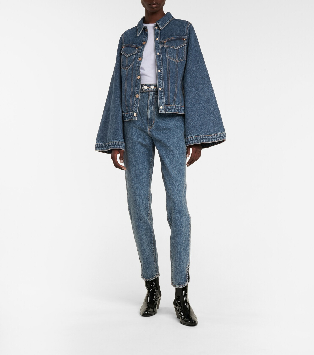SLVRLAKE x ELLERY Convoy denim jacket SLVRLAKE