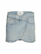 COPERNI - Asymmetric Denim Mini Skirt