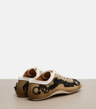 Dries Van Noten Embellished canvas sneakers