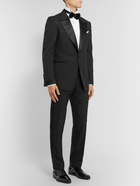 TOM FORD - Black Shelton Slim-Fit Satin-Trimmed Wool Tuxedo Jacket - Black