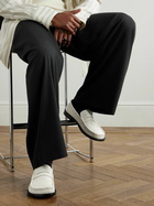LOEWE - Campo Ostrich-Effect Leather Penny Loafers - Neutrals