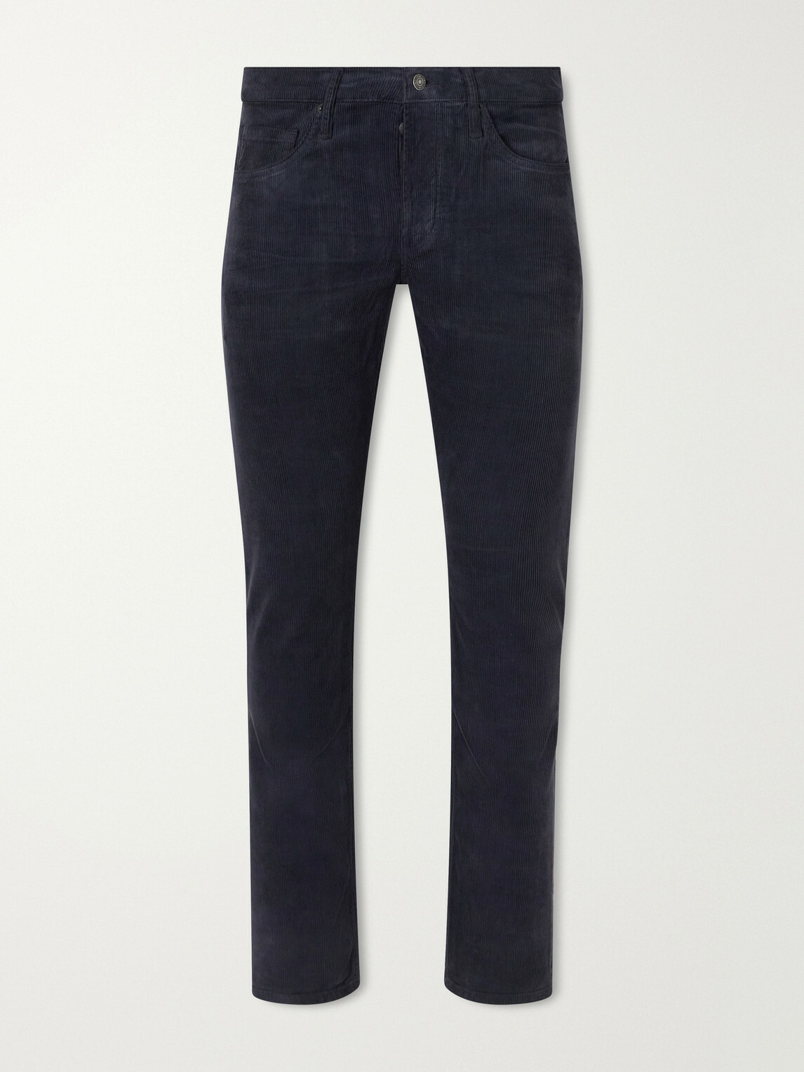 TOM FORD - Slim-Fit Cotton-Blend Corduroy Trousers - Black