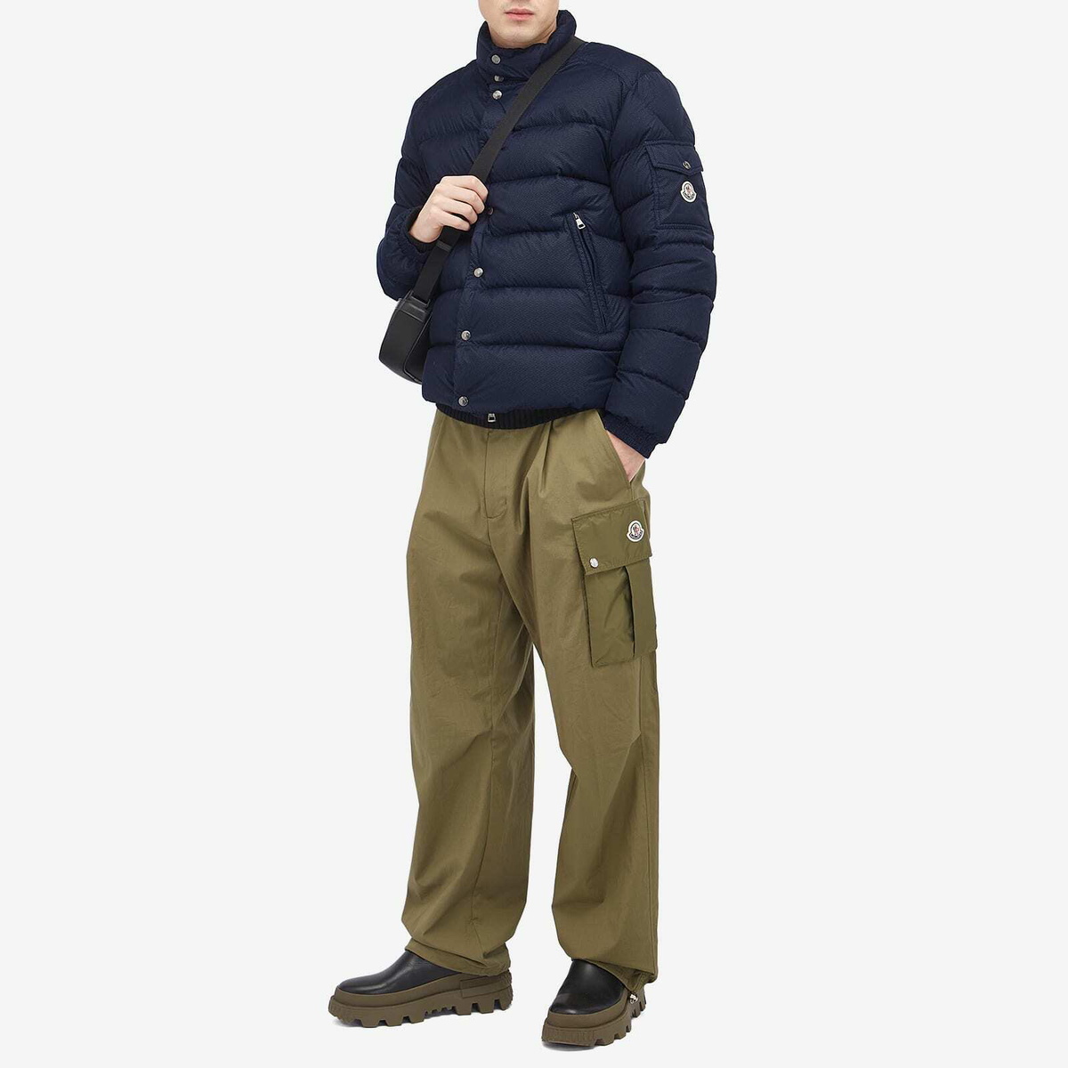 Moncler Men's Lule Nylon Jacket in Navy Moncler