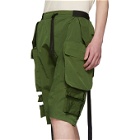 Unravel Green Cargo Shorts