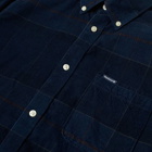 Barbour Men's Blair Tailored Cord Shirt in Midnight Tartan