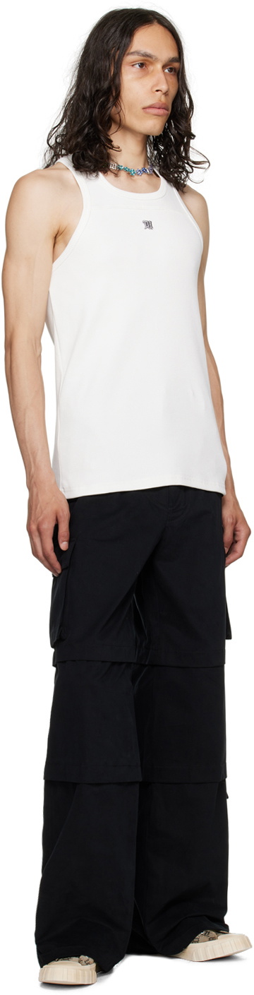 M STAR TANK TOP WHITE