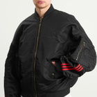 Adidas x Willy Chavarria Satin Bomber Jacket in Black