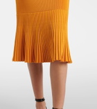 Galvan Atalanta knitted midi dress